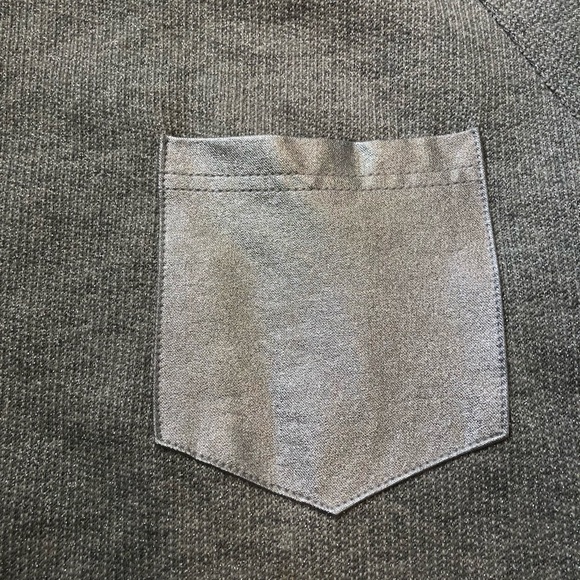 SOLD! Forever 21 Silver Shimmer Sweatshirt - Picture 3 of 4